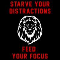 Starve Your Distractions Feed Your Focus Impact Tech Backpack