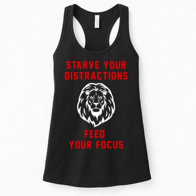 Starve Your Distractions Feed Your Focus Womens Tank Top
