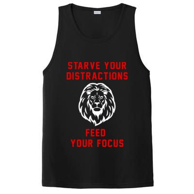 Starve Your Distractions Feed Your Focus PosiCharge Competitor Tank