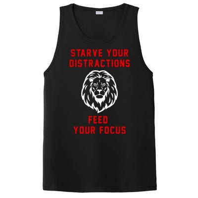 Starve Your Distractions Feed Your Focus PosiCharge Competitor Tank