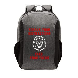 Starve Your Distractions Feed Your Focus Vector Backpack