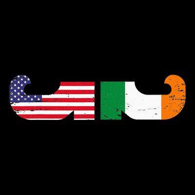 Show Your Dual Pride Irish American flags St Patrick's Day T-Shirt