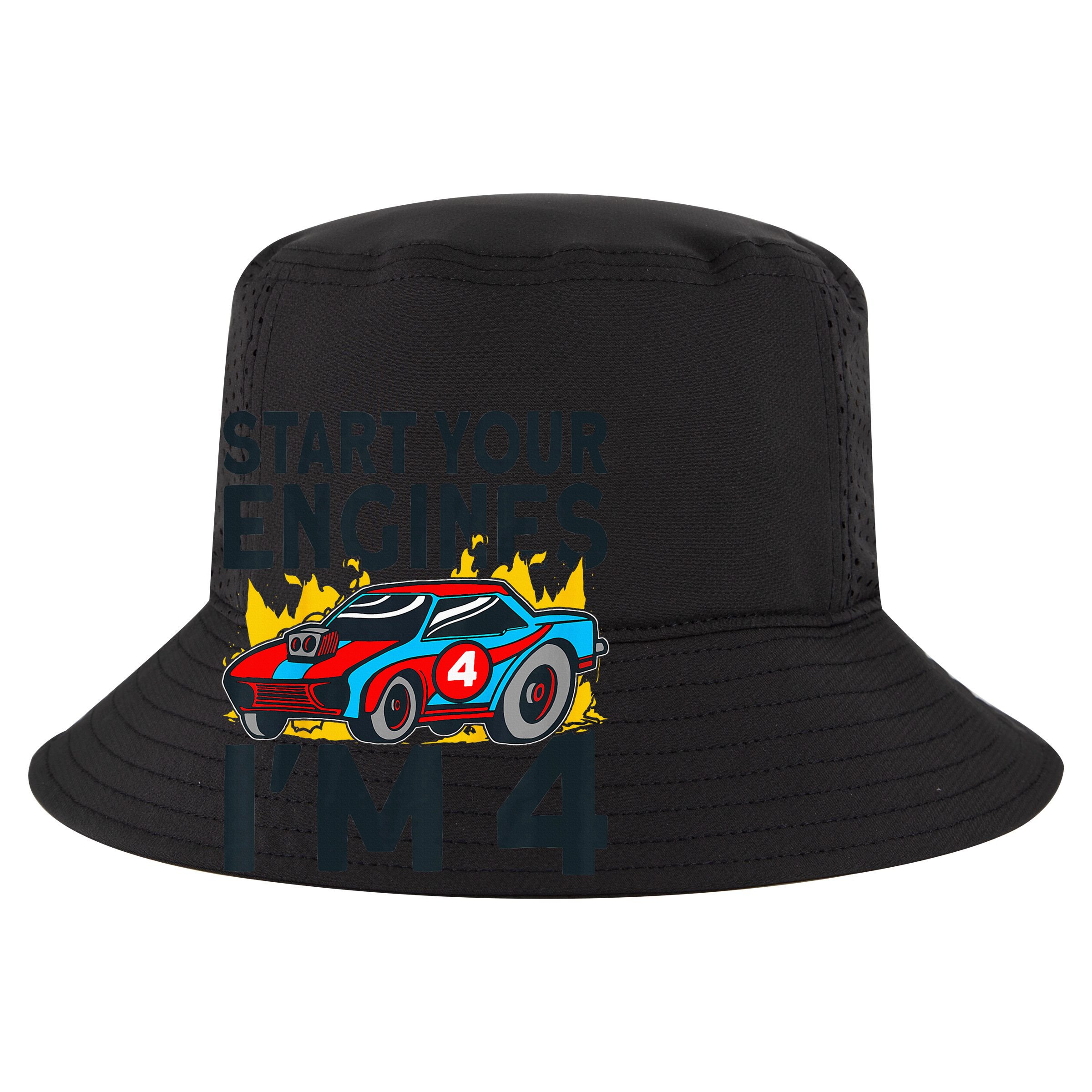 Start You Engines IM 4 Race Car 4th Birthday Race Car 15oz Campfire Ceramic Mug