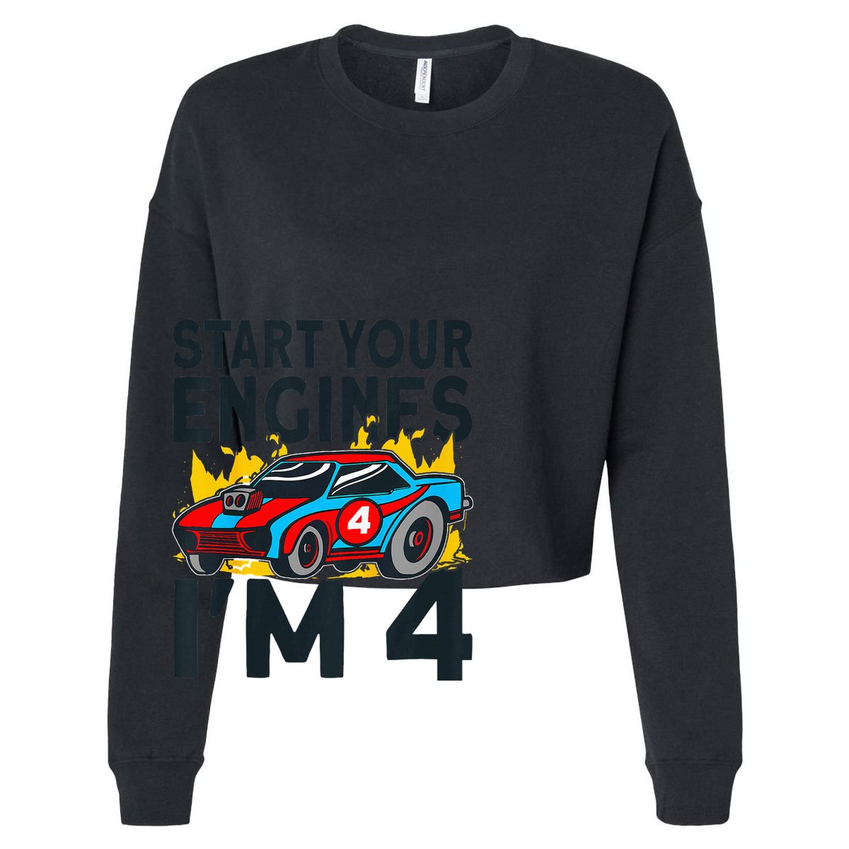 Start You Engines IM 4 Race Car 4th Birthday Race Car 15oz Campfire Ceramic Mug