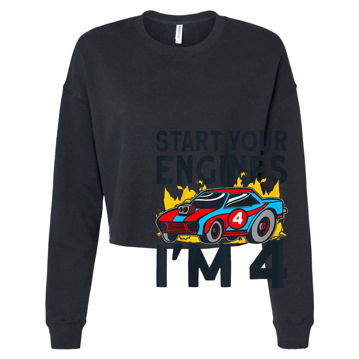 Start You Engines IM 4 Race Car 4th Birthday Race Car 15oz Campfire Ceramic Mug