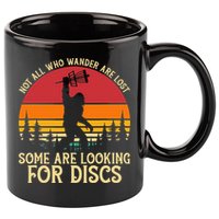 Sasquatch Yeti Frisbee Golf Ultimate Bigfoot Disc Golf 11oz C Handle Ceramic Mug