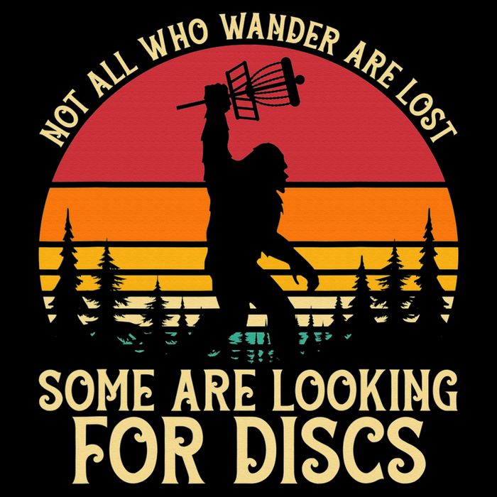 Sasquatch Yeti Frisbee Golf Ultimate Bigfoot Disc Golf Women's V-Neck T-Shirt