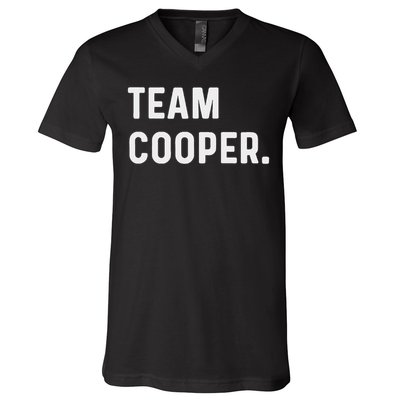 Support Your Favorite Team By Mj Unisex Kids Black Cotton 60 Polyester 40 V-Neck T-Shirt
