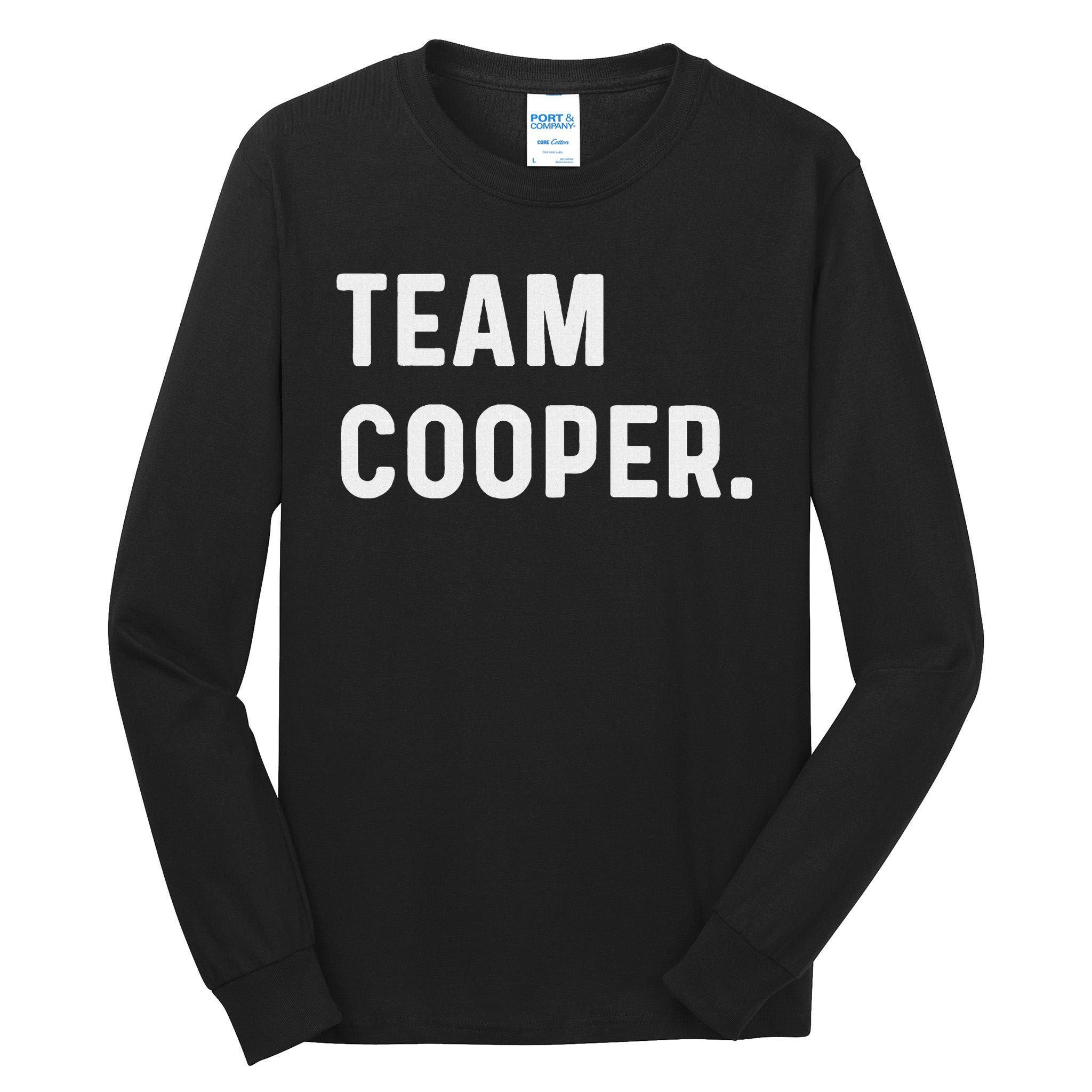 Support Your Favorite Team By Mj Unisex Kids Black Cotton 60 Polyester 40 Tall Long Sleeve T-Shirt