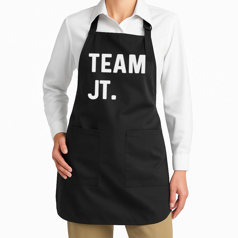 Support Your Favorite Team By Mj Boys Unisex Kids Black Cotton 60 Polyester 40 Regular Fit Apron