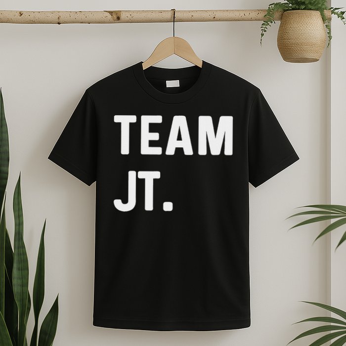 Support Your Favorite Team By Mj Boys Unisex Kids Black Cotton 60 Polyester 40 Regular Fit T-Shirt