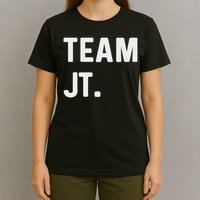Support Your Favorite Team By Mj Boys Unisex Kids Black Cotton 60 Polyester 40 Regular Fit T-Shirt