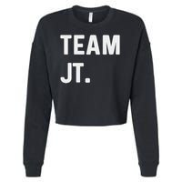 Support Your Favorite Team By Mj Boys Unisex Kids Black Cotton 60 Polyester 40 Regular Fit Cropped Pullover Crew