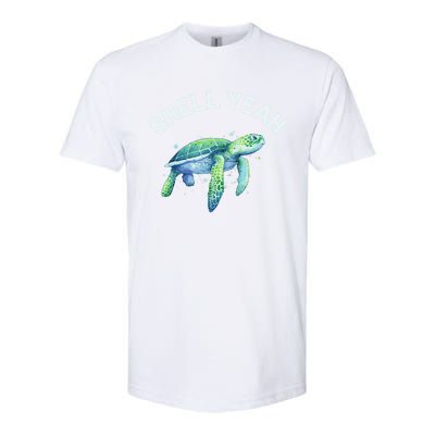 Shell Yeah Gift Cute Tortoise And Sea Turtle Lover Cool Gift Softstyle CVC T-Shirt