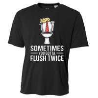 Sometimes You Gotta Flush Twice Cooling Performance Crew T-Shirt