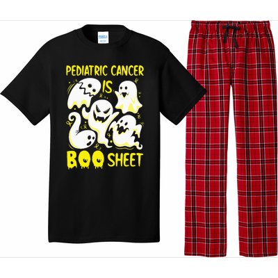 Spooky Yellow Ghost for Pediatric Cancer Awareness Pajama Set