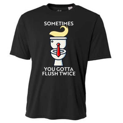 Sometime You Gotta Flush Twice Cooling Performance Crew T-Shirt