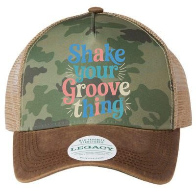 Shake Your Groove Thing Retro Vibes Legacy Tie Dye Trucker Hat