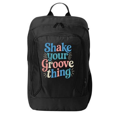 Shake Your Groove Thing Retro Vibes City Backpack