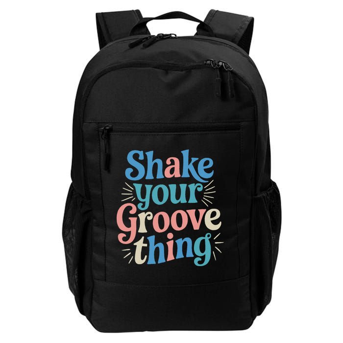 Shake Your Groove Thing Retro Vibes Backpack