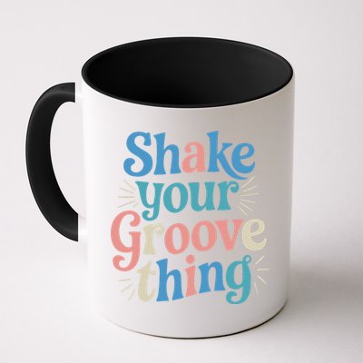 Shake Your Groove Thing Retro Vibes Mug