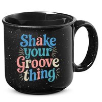 Shake Your Groove Thing Retro Vibes 15oz Campfire Ceramic Mug