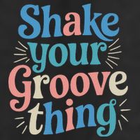 Shake Your Groove Thing Retro Vibes Beanie