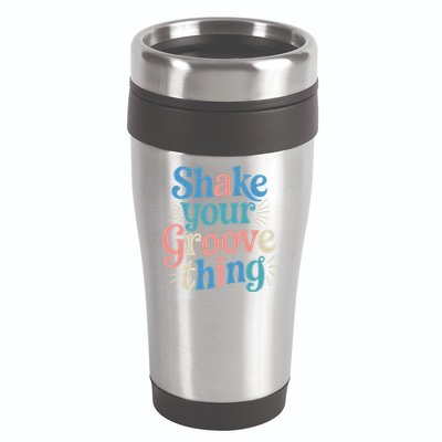Shake Your Groove Thing Retro Vibes 16oz Travel Tumbler