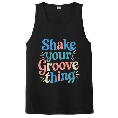 Shake Your Groove Thing Retro Vibes PosiCharge Competitor Tank