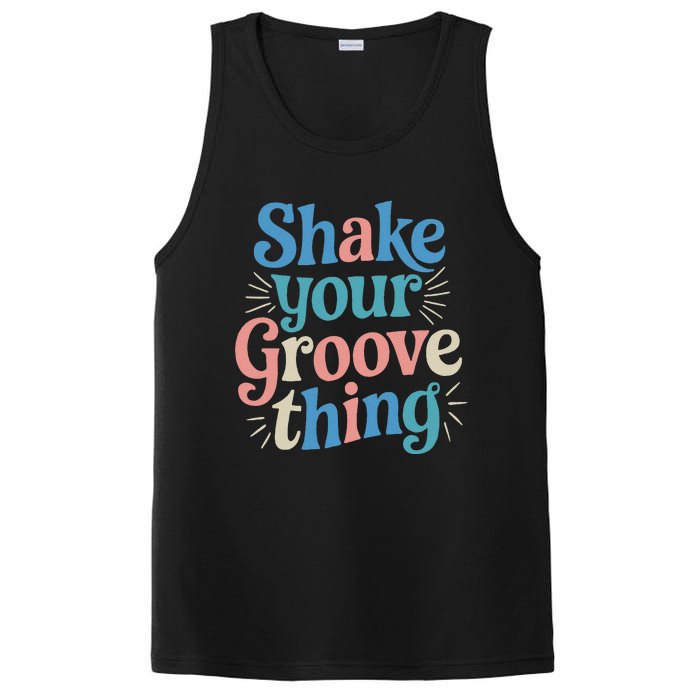 Shake Your Groove Thing Retro Vibes PosiCharge Competitor Tank