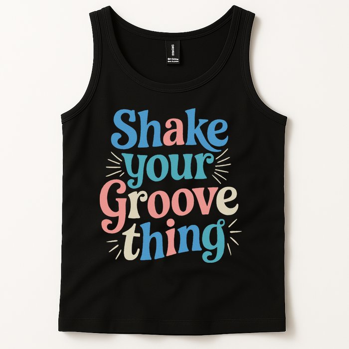Shake Your Groove Thing Retro Vibes Tank Top