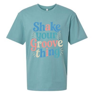 Shake Your Groove Thing Retro Vibes Sueded Cloud Jersey T-Shirt