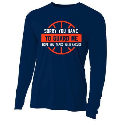 Sorry You Have To Guard Me Cooling Performance Long Sleeve Crew