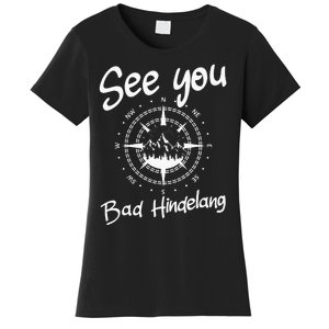 See You Hiking Bad Hindelang Germany Vacation Ski Compass Women's T-Shirt