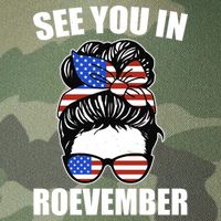 See You In Roevember Vote In November Legacy Tie Dye Trucker Hat
