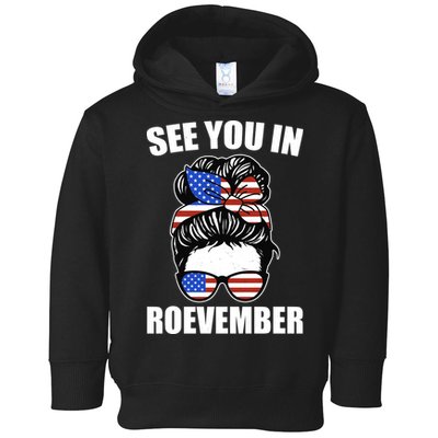 See You In Roevember Vote In November Toddler Hoodie