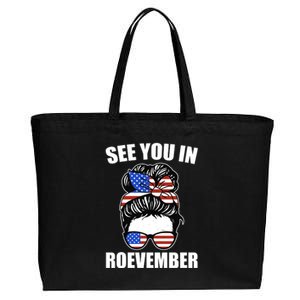 See You In Roevember Vote In November Cotton Canvas Jumbo Tote