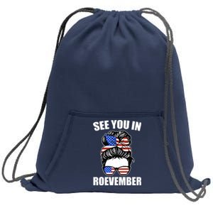 See You In Roevember Vote In November Sweatshirt Cinch Pack Bag