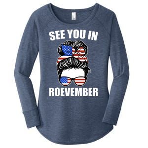 See You In Roevember Vote In November Women's Perfect Tri Tunic Long Sleeve Shirt