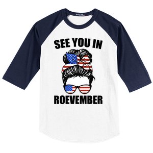 See You In Roevember Vote In November Baseball Sleeve Shirt