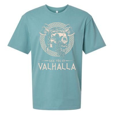 See You In Valhalla Viking Sueded Cloud Jersey T-Shirt