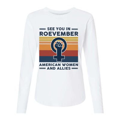 See You In Roevember American And Allies Retro Vintage Womens Cotton Relaxed Long Sleeve T-Shirt