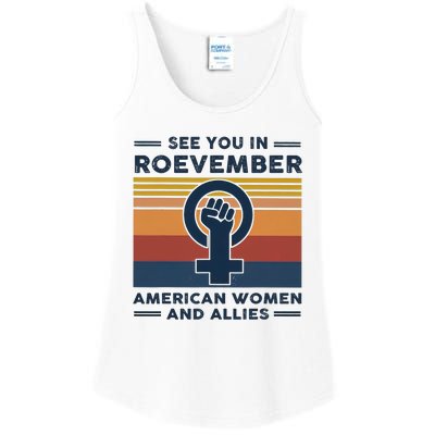 See You In Roevember American And Allies Retro Vintage Ladies Essential Tank