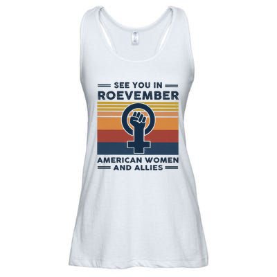 See You In Roevember American And Allies Retro Vintage Ladies Essential Flowy Tank