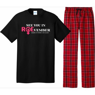 See You In ROEvember American Woman And Allies Quote Pajama Set