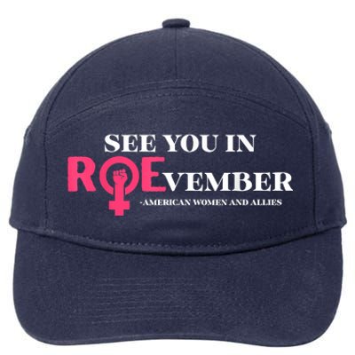 See You In ROEvember American Woman And Allies Quote 7-Panel Snapback Hat