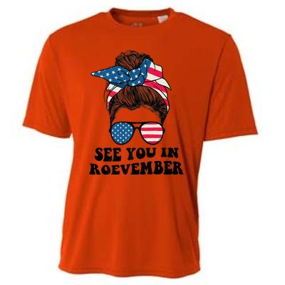 See You In Roevember Tee Messy Bun USA Cooling Performance Crew T-Shirt