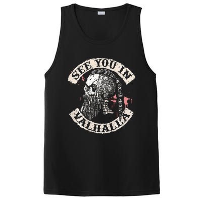 See You In Valhalla Skull Viking PosiCharge Competitor Tank