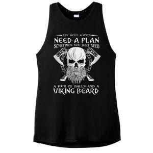 See You In Valhalla Until Valhalla Il Valhala Ladies PosiCharge Tri-Blend Wicking Tank