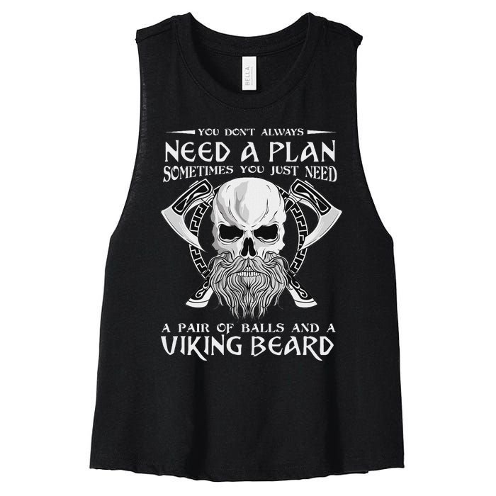 See You In Valhalla Until Valhalla Il Valhala Women's Racerback Cropped Tank